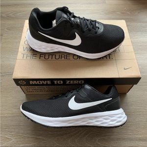 New Nike Revolution 6 NN 4E Wide Men’s Shoes Black/White #DD8475-003
